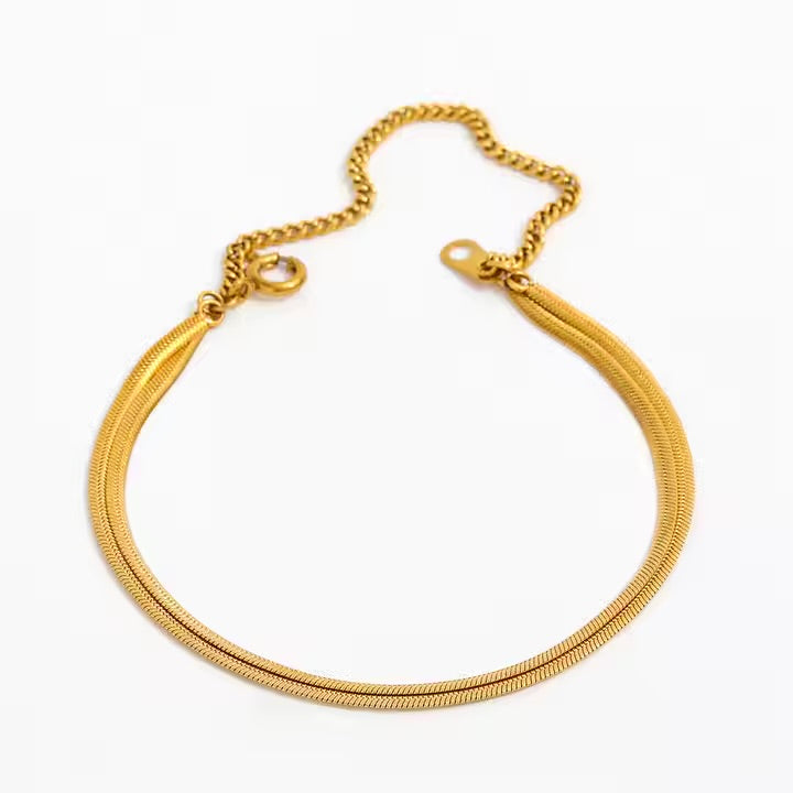 Double-Layer Chain Bracelet