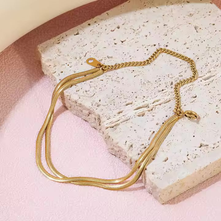 Double-Layer Chain Bracelet