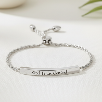 Scripted Bar Bracelet