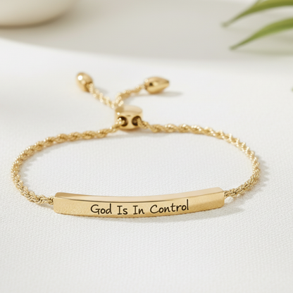 Scripted Bar Bracelet