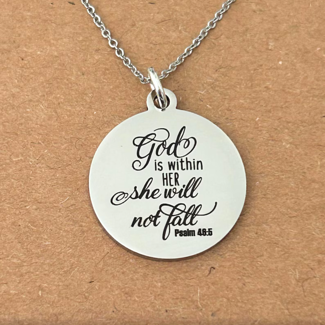 She Will Not Fall Necklace
