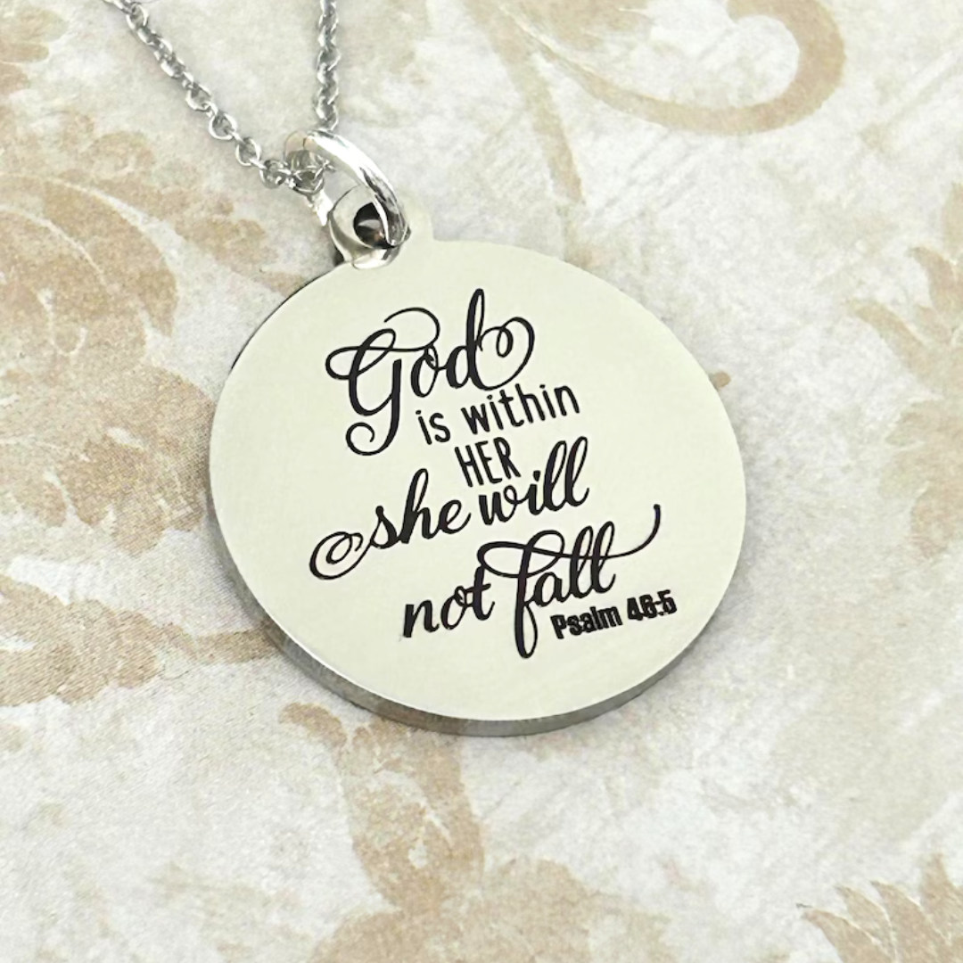 She Will Not Fall Necklace
