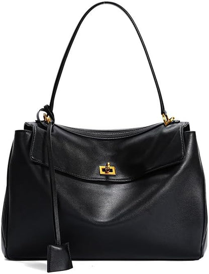Suede & Leather Tote Bag