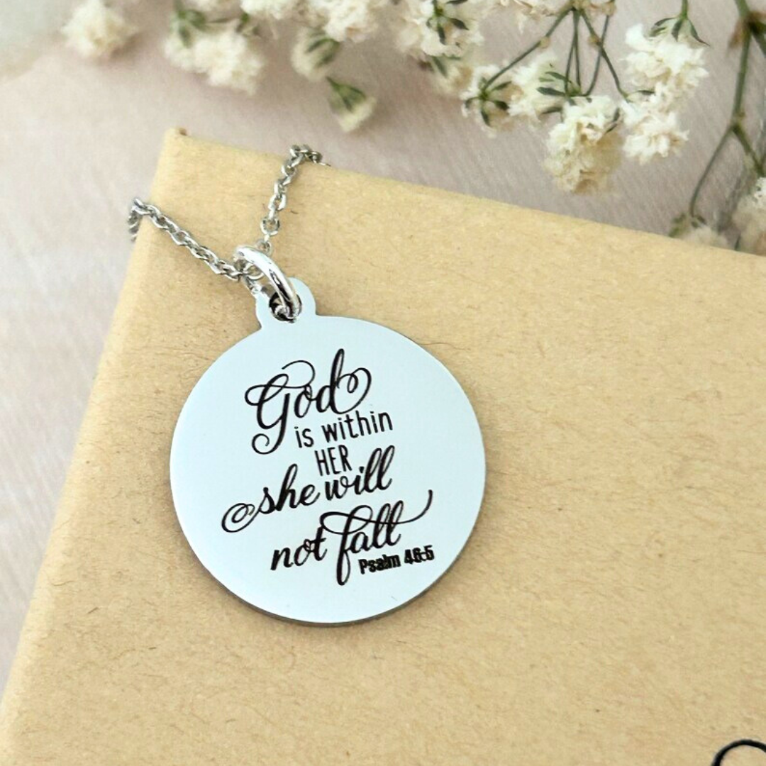 She Will Not Fall Necklace