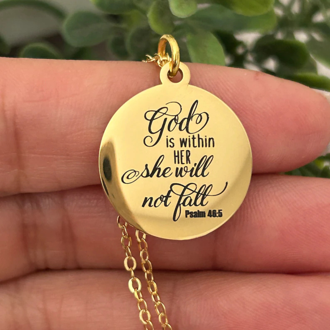 She Will Not Fall Necklace