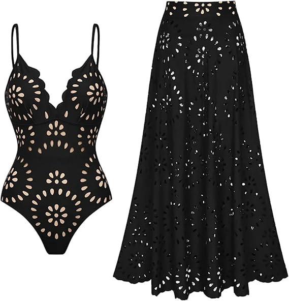 Swimsuit and Skirt