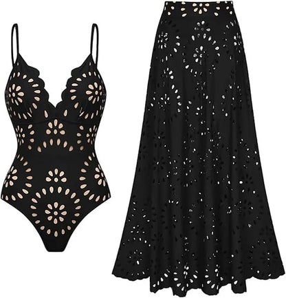 Swimsuit and Skirt