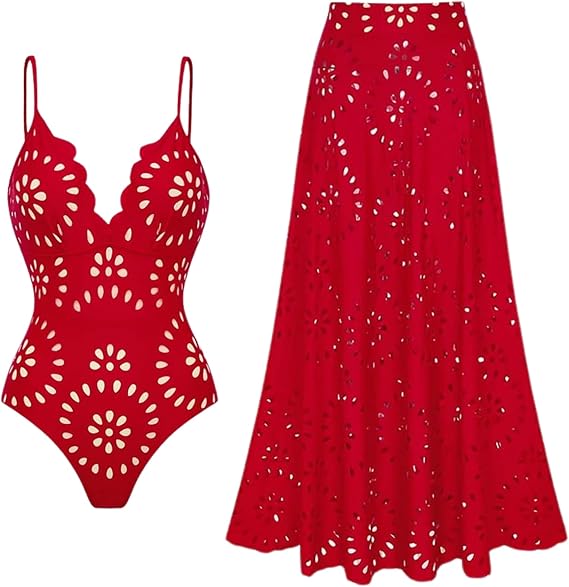 Swimsuit and Skirt