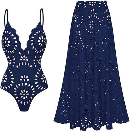Swimsuit and Skirt