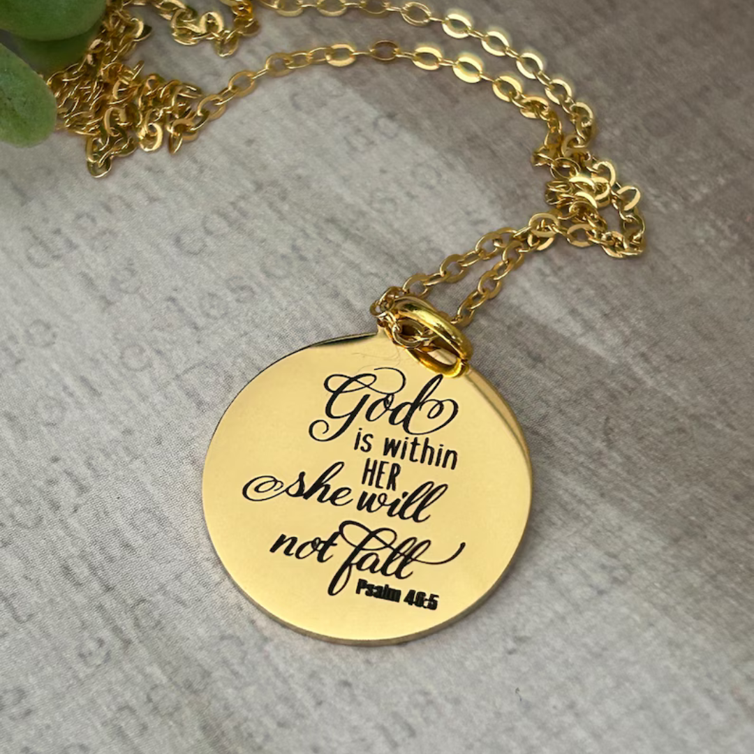 She Will Not Fall Necklace