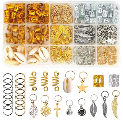 220-Piece Hair Charm Set