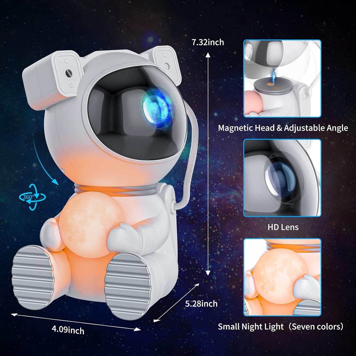 Astronaut Galaxy Projector