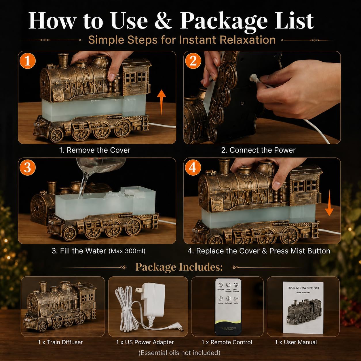 Christmas Train Diffuser