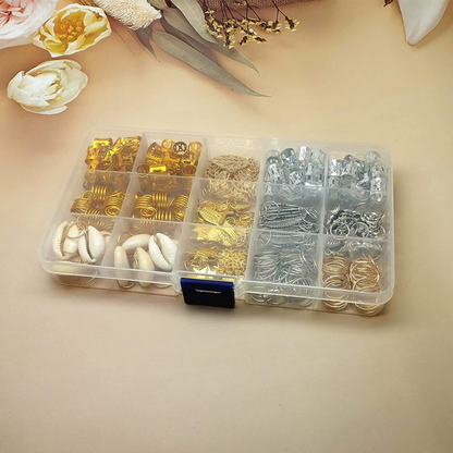 220-Piece Hair Charm Set