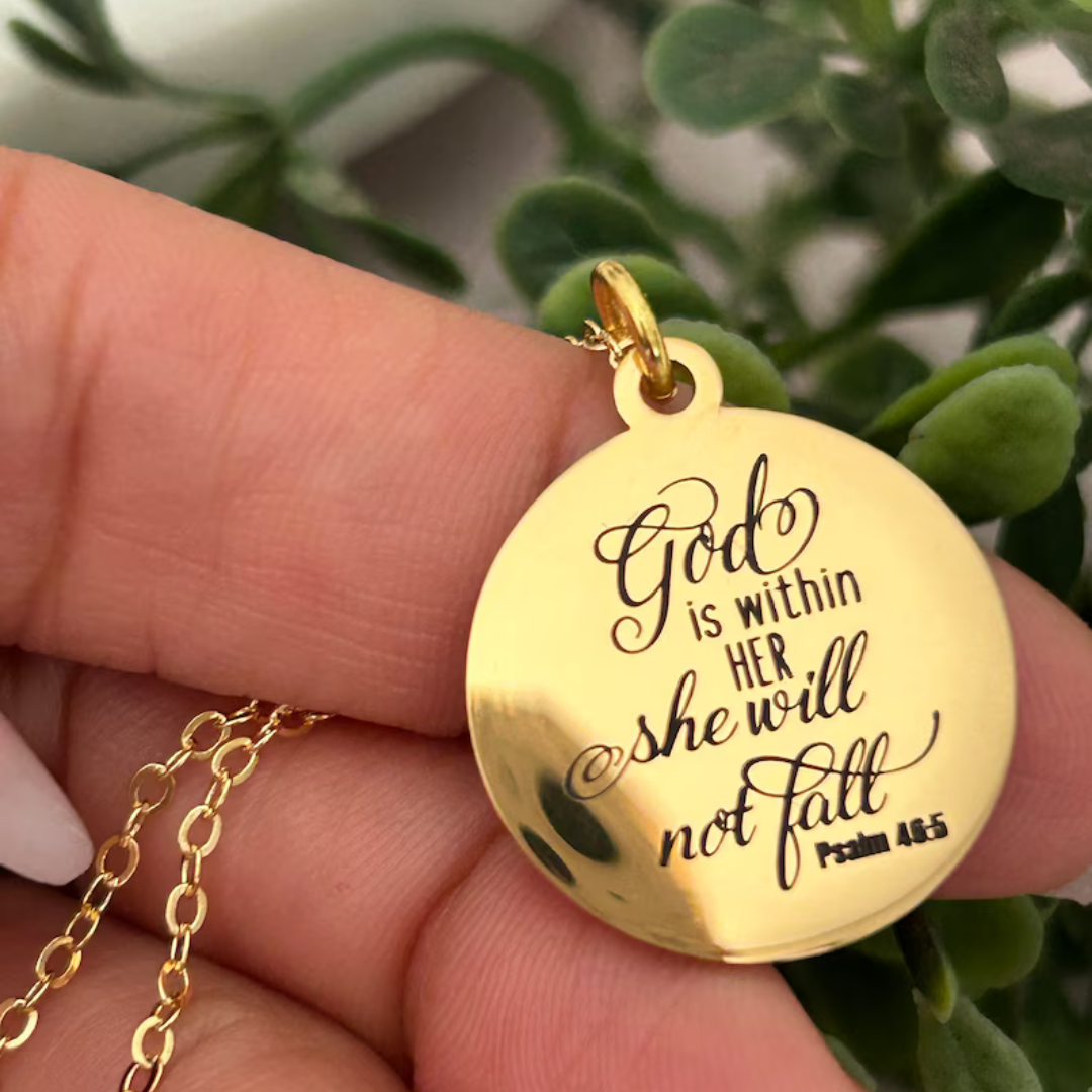 She Will Not Fall Necklace