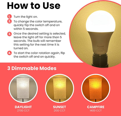 Circadian Rhythm Light Bulbs - For Sleep, Relaxation & Focus