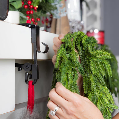 Adjustable Stocking & Garland Mantle Hangers