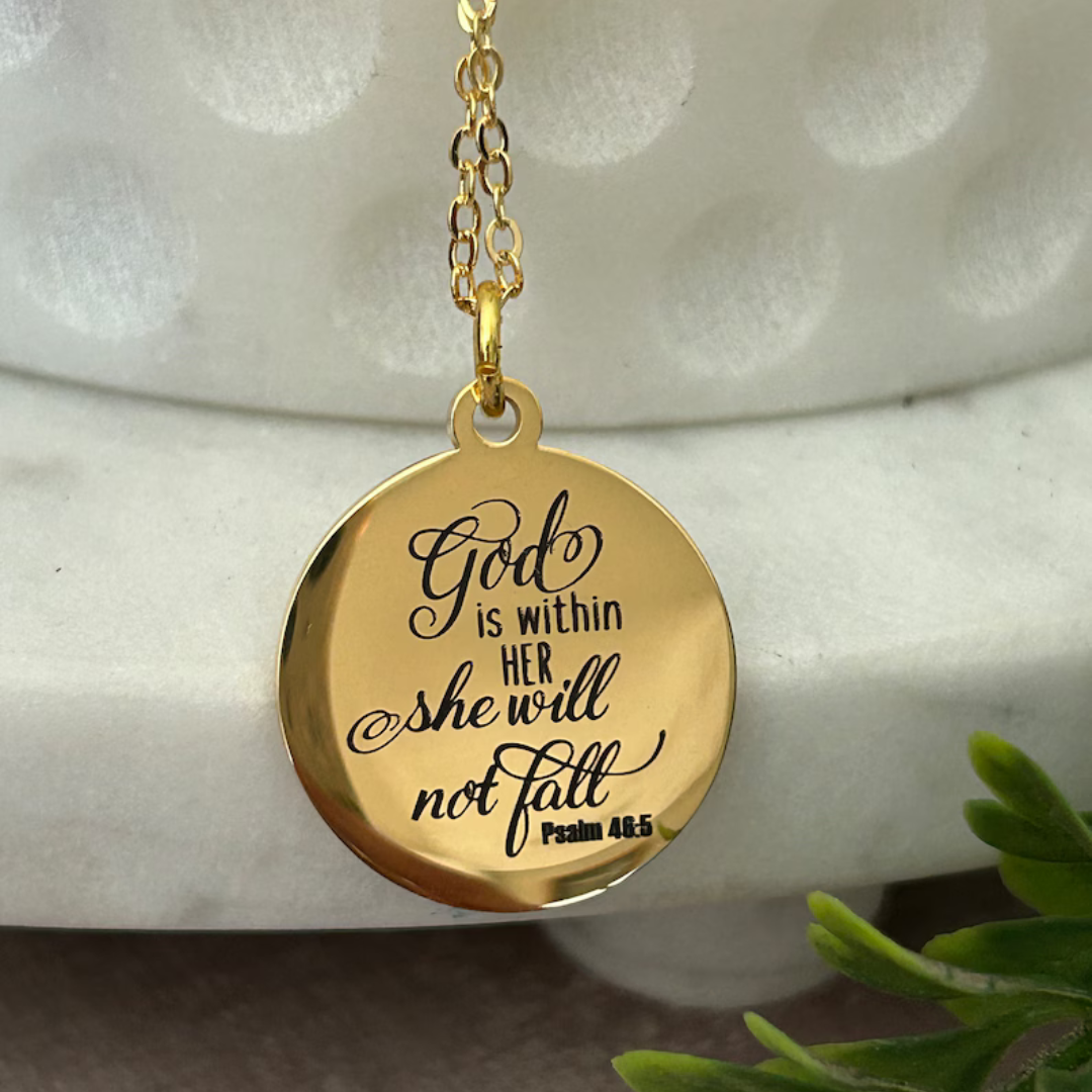 She Will Not Fall Necklace