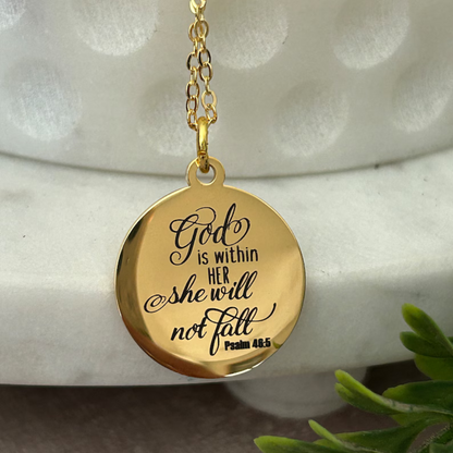 She Will Not Fall Necklace
