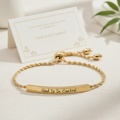 Scripted Bar Bracelet