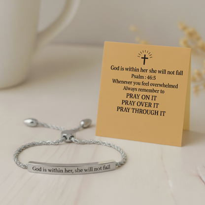 Scripted Bar Bracelet