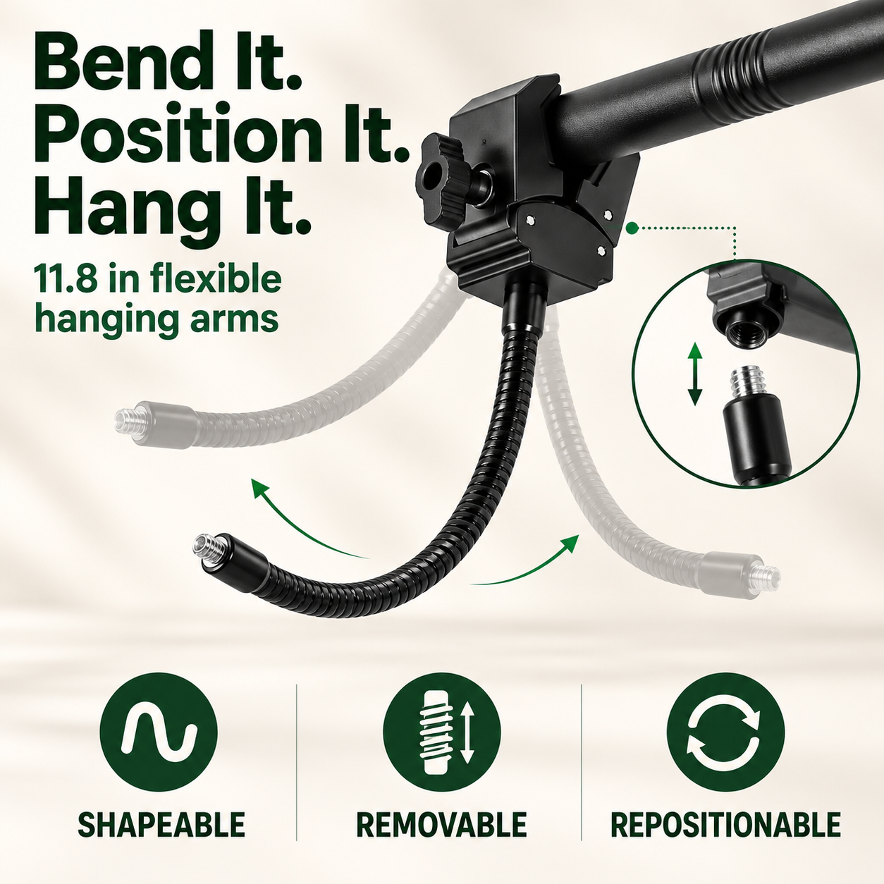 Adjustable Door & Hallway Garland Hanger