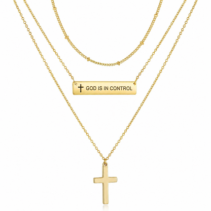 Layered Faith Necklace Set