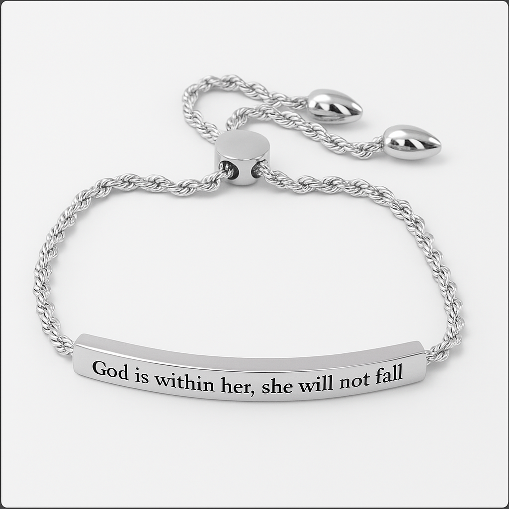 Scripted Bar Bracelet