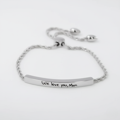 Scripted Bar Bracelet