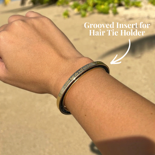 Hair-tie Cuff Bracelet