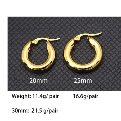 Chunky Hoop Earrings