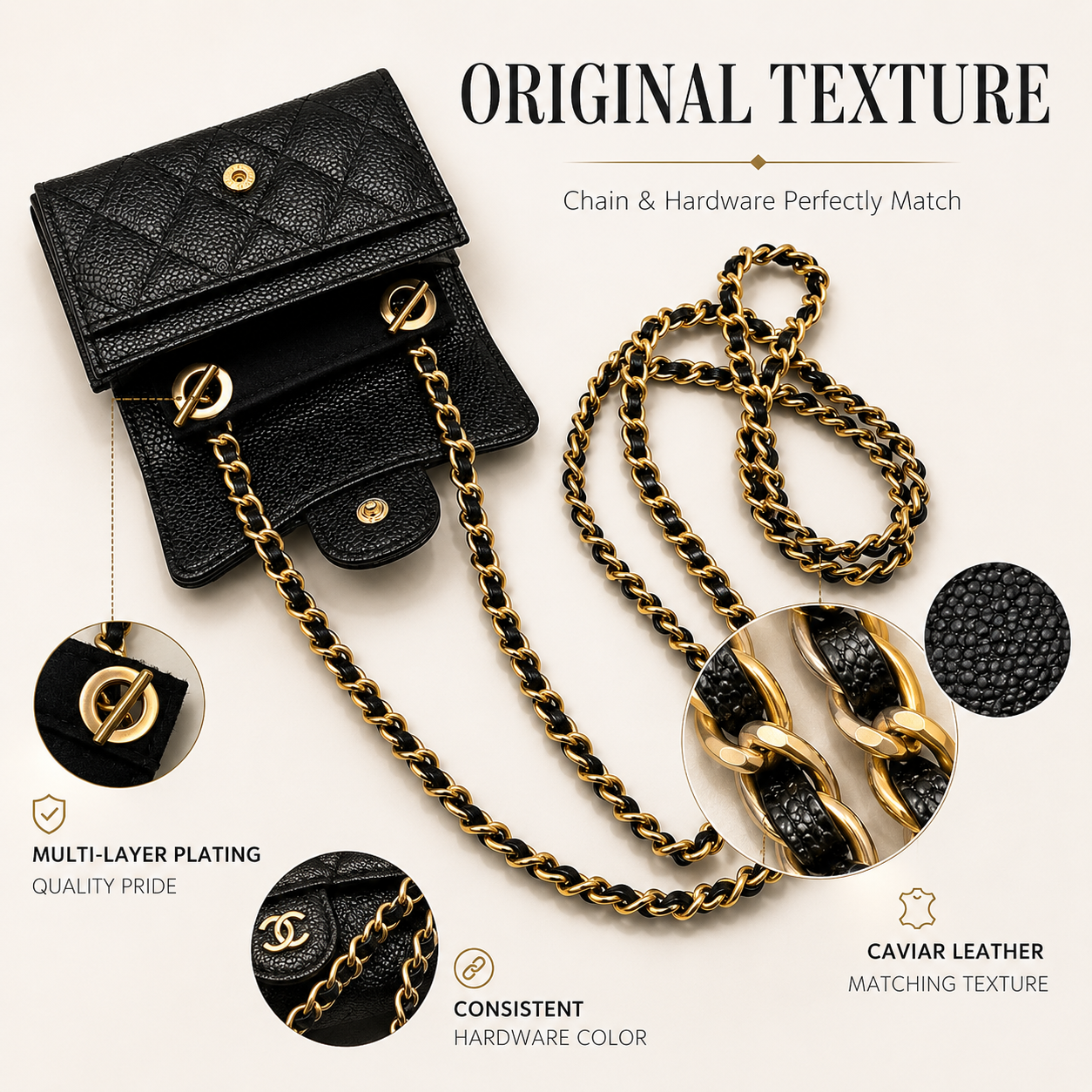 Crossbody Wallet Chain