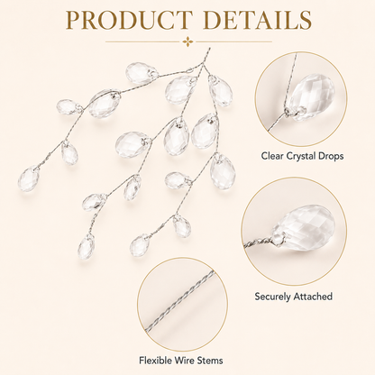 Crystal Drop Christmas Tree Branches