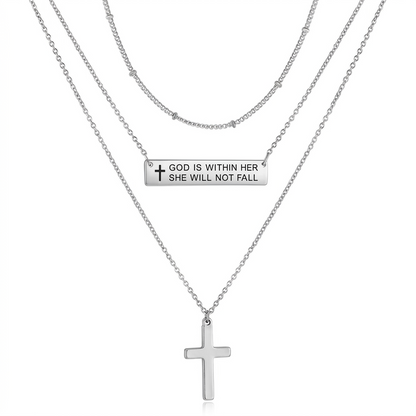 Layered Faith Necklace Set