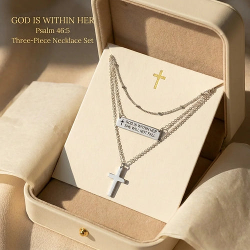 Layered Faith Necklace Set