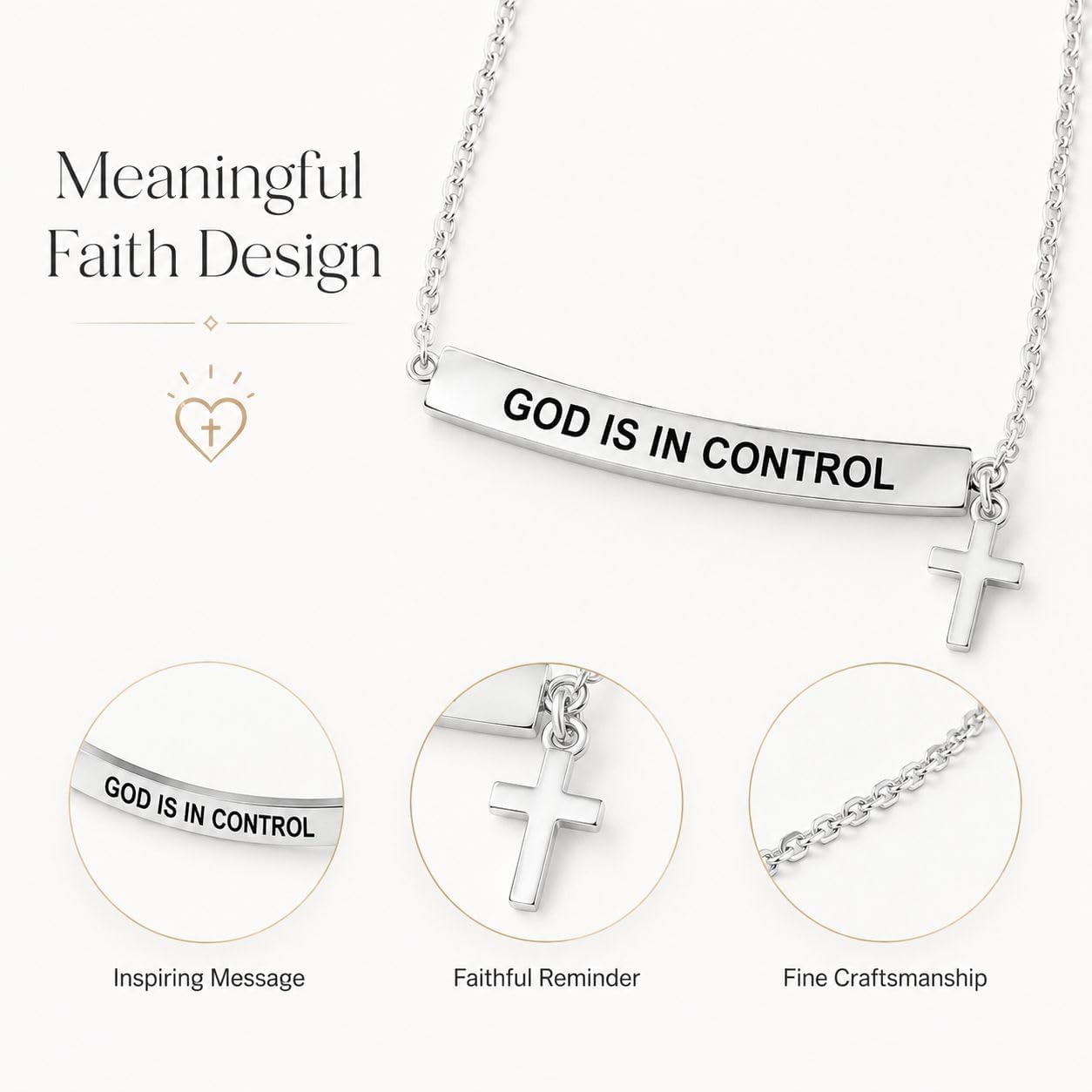 God Is In Control Necklace